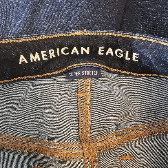 American Eagle Outfitters Dark Blue Jeggins Jeans - Picture 6 of 10